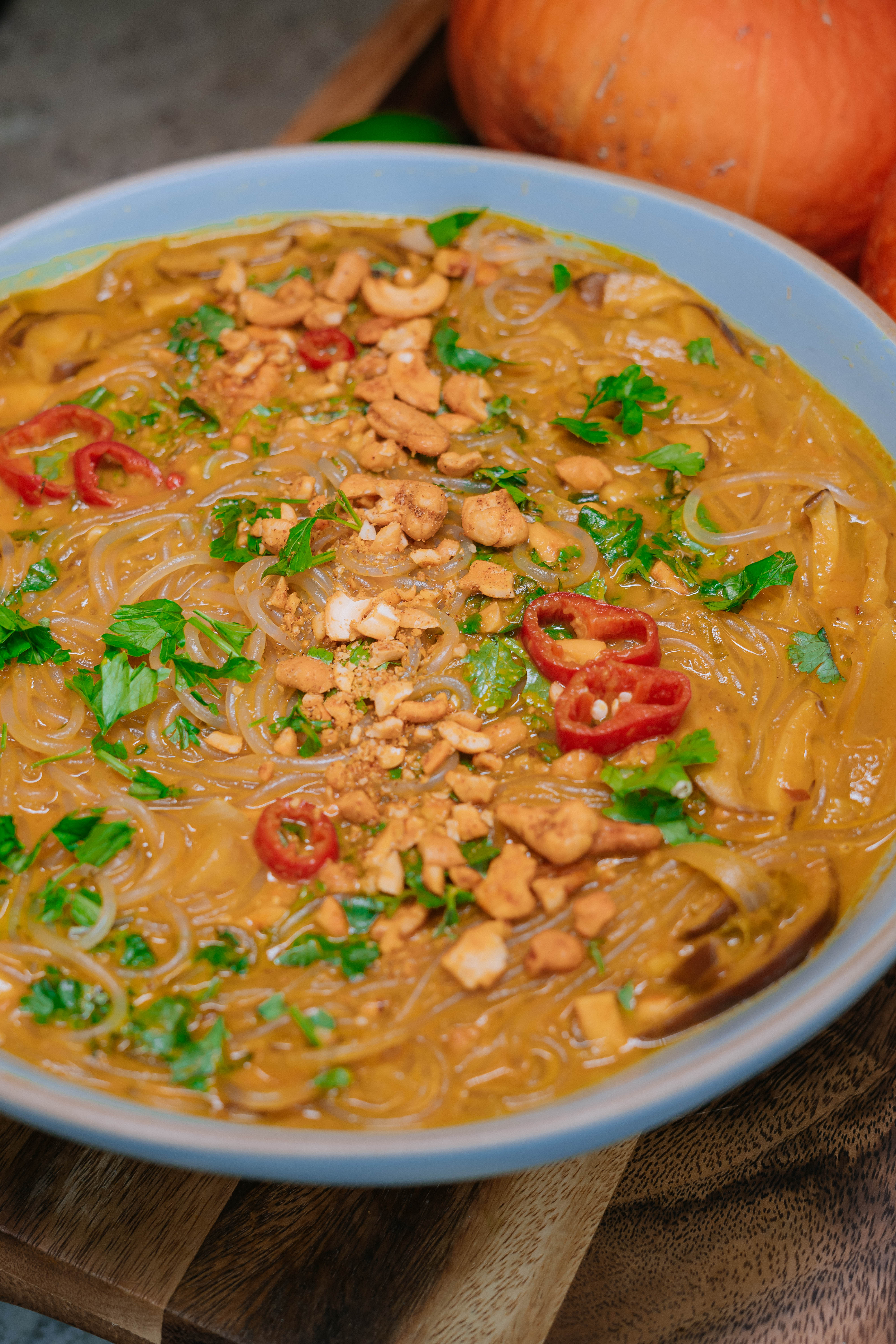 Spicy Pumpkin Noodle Bowl