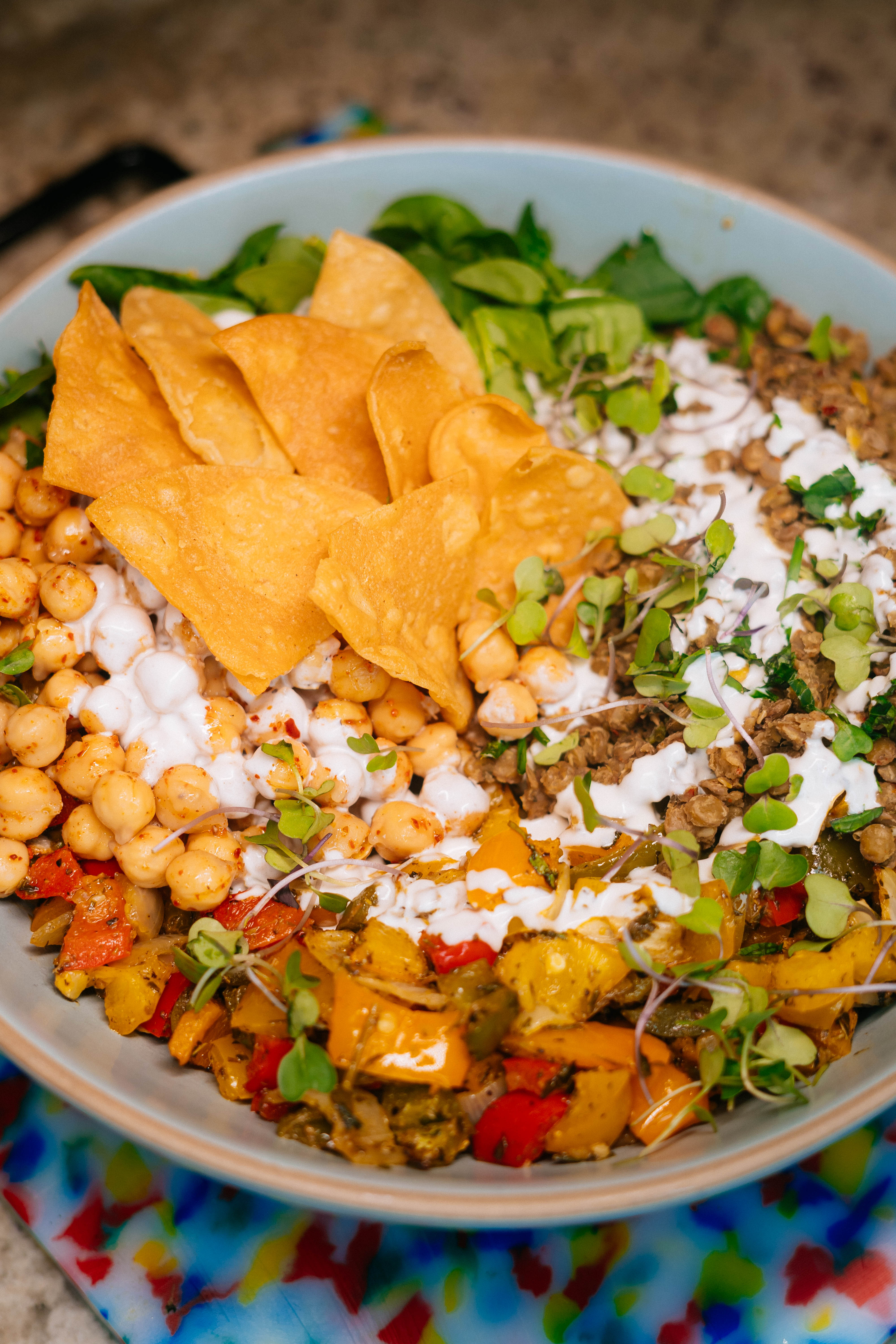 Loaded Rainbow Veggie Bowl