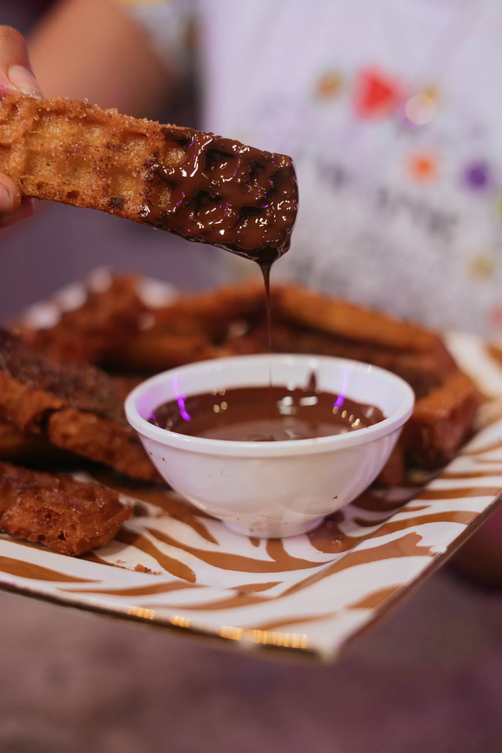 Cinnamon Spice Waffle Churros